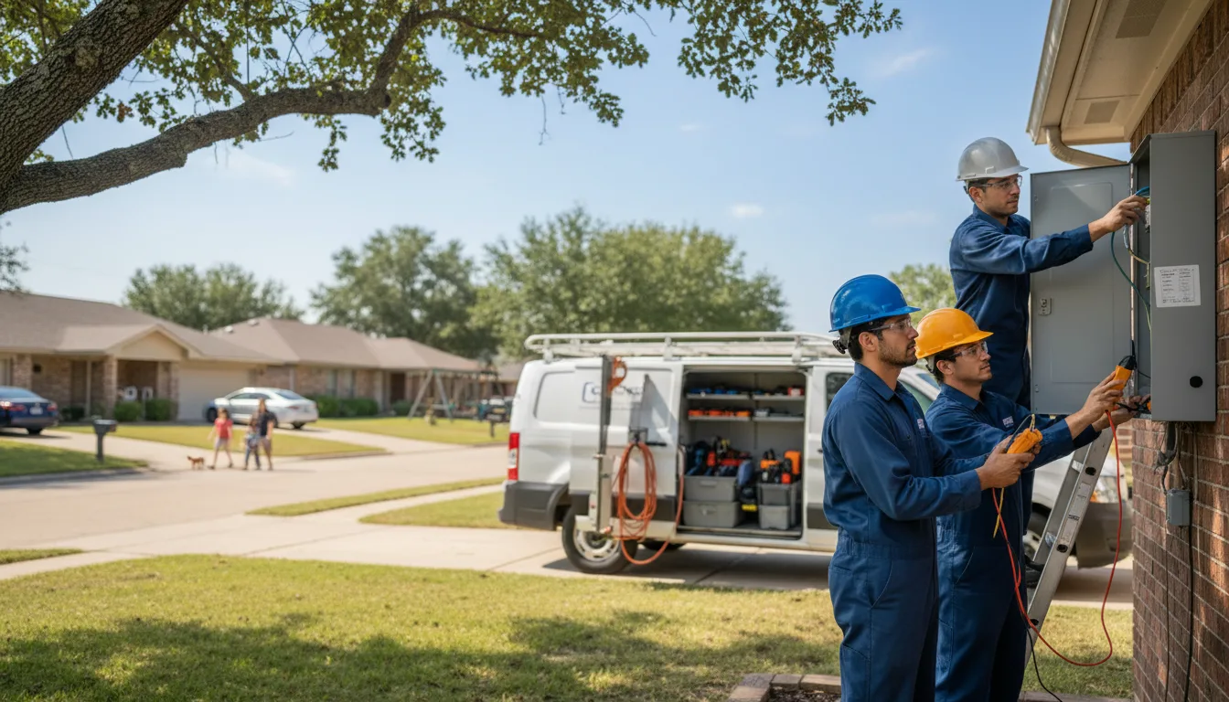 Certified electrician providing emergency electrical services in Tioga, ND